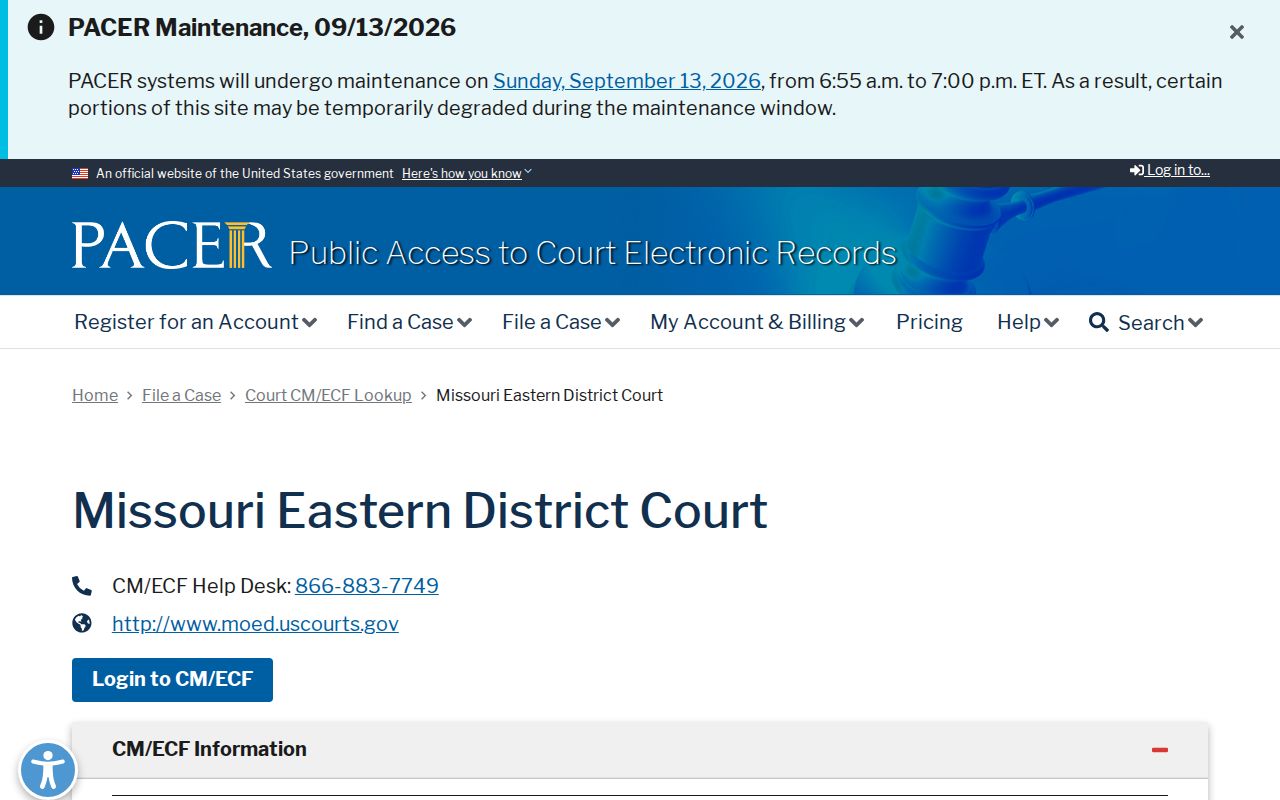 Ripley County municipal warrant PACER source